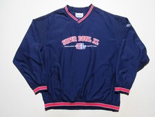 Vintage NFL Jacket Super Bowl XL Reebok Pullover Size XL Steelers Seahawks 2006