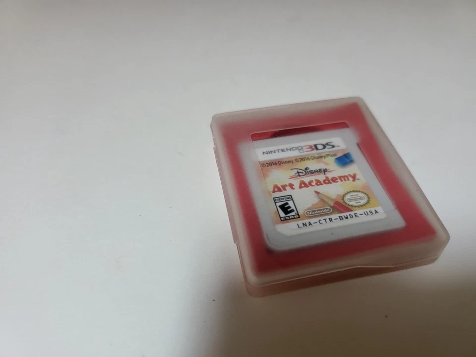 Cartucho de jogo ART ACADEMY com estojo acolchoado vermelho para Nintendo 3DS TESTADO #B9 - Imagem 2 de 4