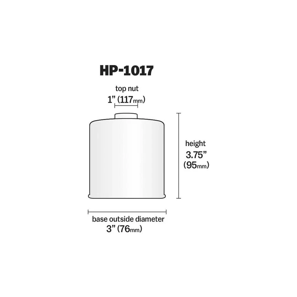 K&N HP-1017 Oil Filter for 2007-Later LS Engines 4.8L 5.3L 6.0L 6.2L LS3 L96 LC9 - Image 4 of 4