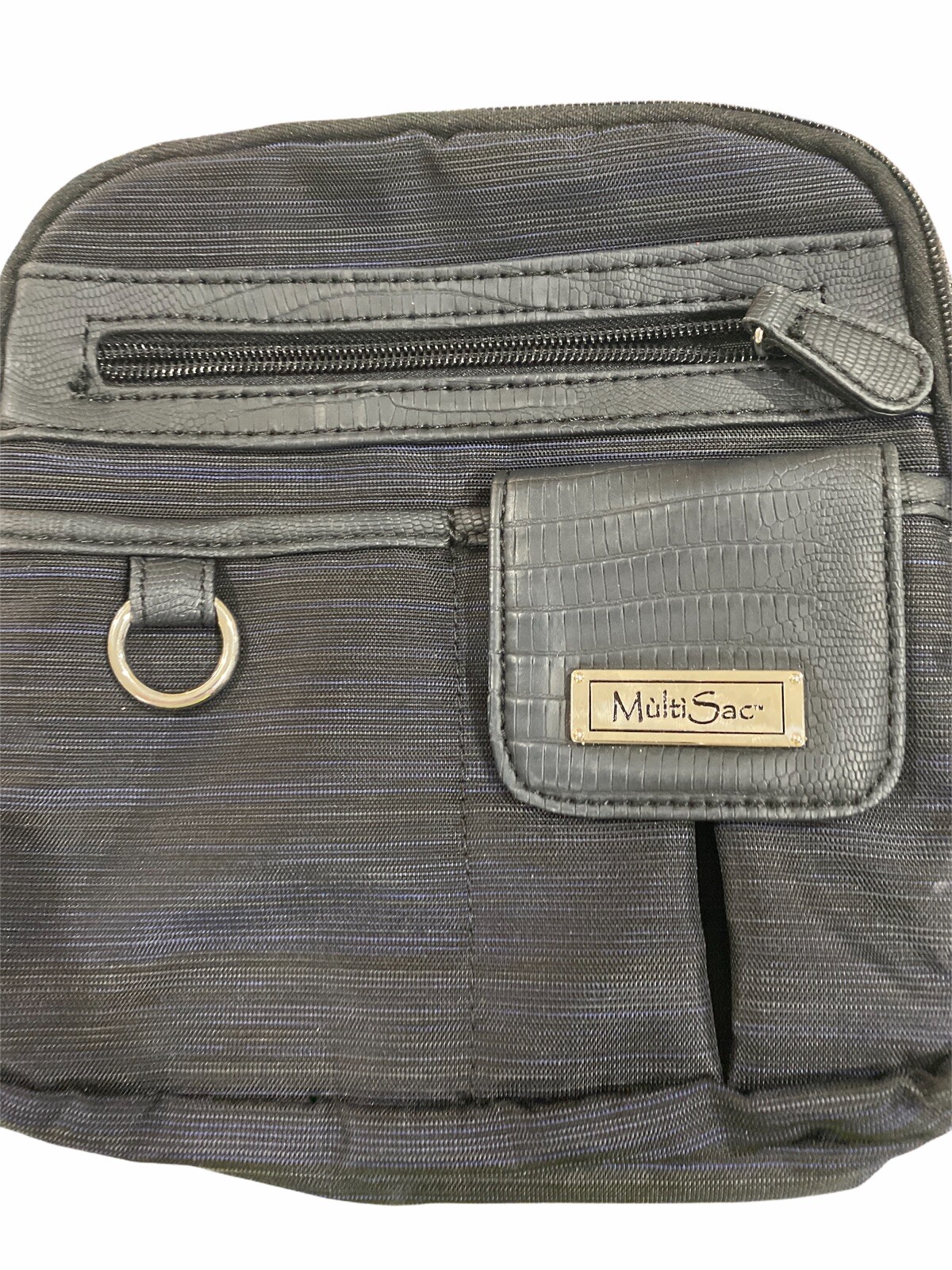 Preowned Multisac NorthSouth Yukon Hunter Crossbody Bag Black eBay