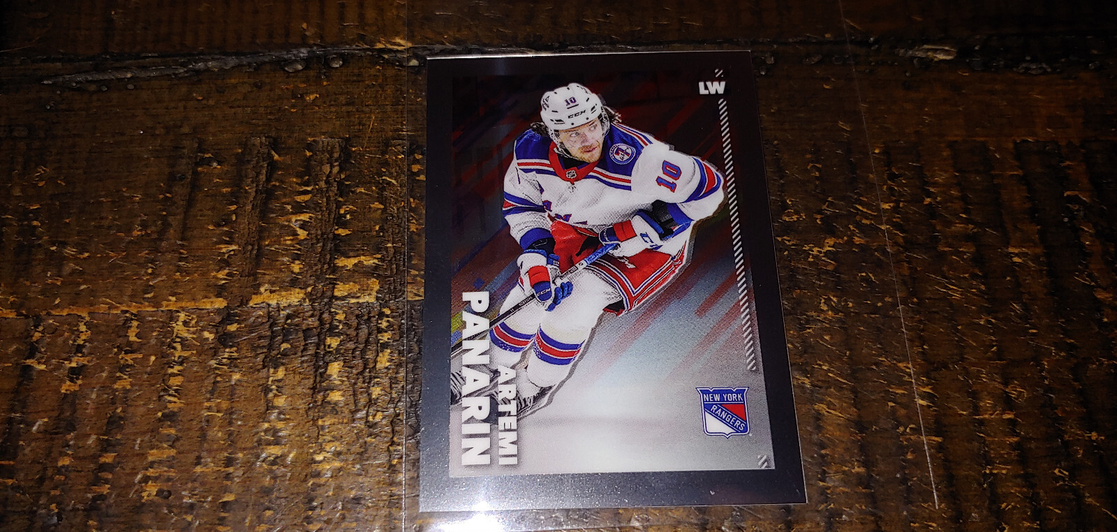 527: 2022-23 TOPPS CHROME NHL Stickers #330 Artemi Panarin, New York Rangers