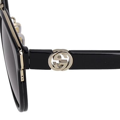 GUCCI グッチ GG1027SK-001 Sunglasses サングラス Black Gucci Woman Sunglasses GG1027SK BLACK-BLACK-GREY New | eBay