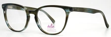 ale ALESSANDRA 617 3 Green Womens Semi Cat Eye Full Rim Eyeglasses 51-18-135