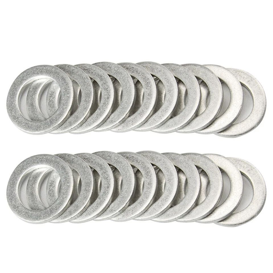 Juntas de arandelas de trituración de tapón de drenaje de aceite de 20x 14 mm para Honda Accord 94109-14000 Foto 2 de 4