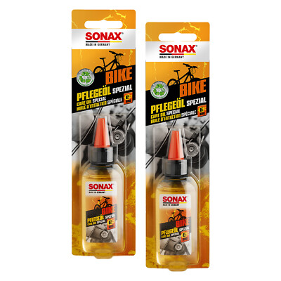 2x 50 ml SONAX Bike Fahrrad Spezial Öl Kriechöl Fett Schmierstoff BMX MTB E-Bike