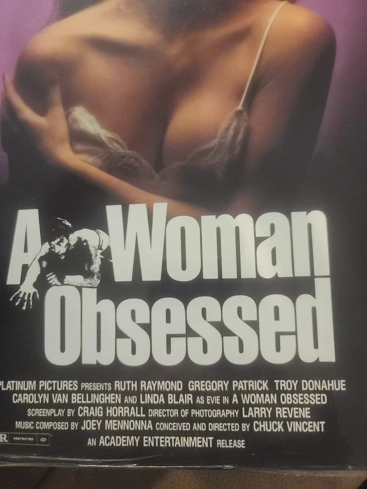 A WOMAN OBSESSED (aka BAD BLOOD) Laserdisc EXCELLENT ULTRA RARE NEW SEALED Foto 4 de 4