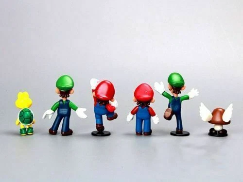 18PCS SUPER MARIO BROS ACTION FIGURES FIGURINES SET CAKE TOPPER DECOR KIDS TOY - image 4 of 4