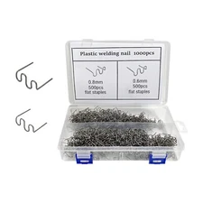 1000Pcs Plastic Welder Staples, Newly Upgraded Extra Large Wave Plastic