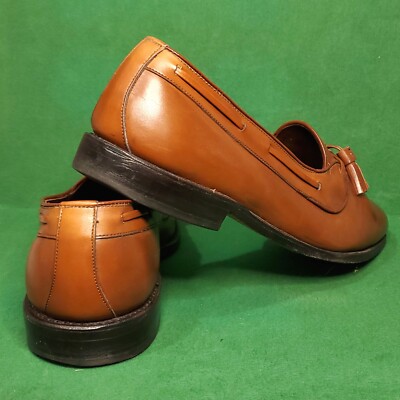 ALLEN EDMONDS MENS SHOE 10 C WINDHAM BROWN PERFED TASSEL  display picture 3