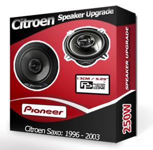 Citroen Saxo Front Door Speakers Pioneer 5.25" 13cm car speaker kit 250W