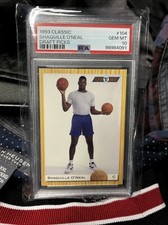 1993 Classic Draft Picks #104 Shaquille O'Neal PSA 10