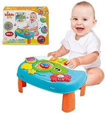 Activity Table for 1 Year Old, 2in1 Activity Center for Baby, Detachable Straps