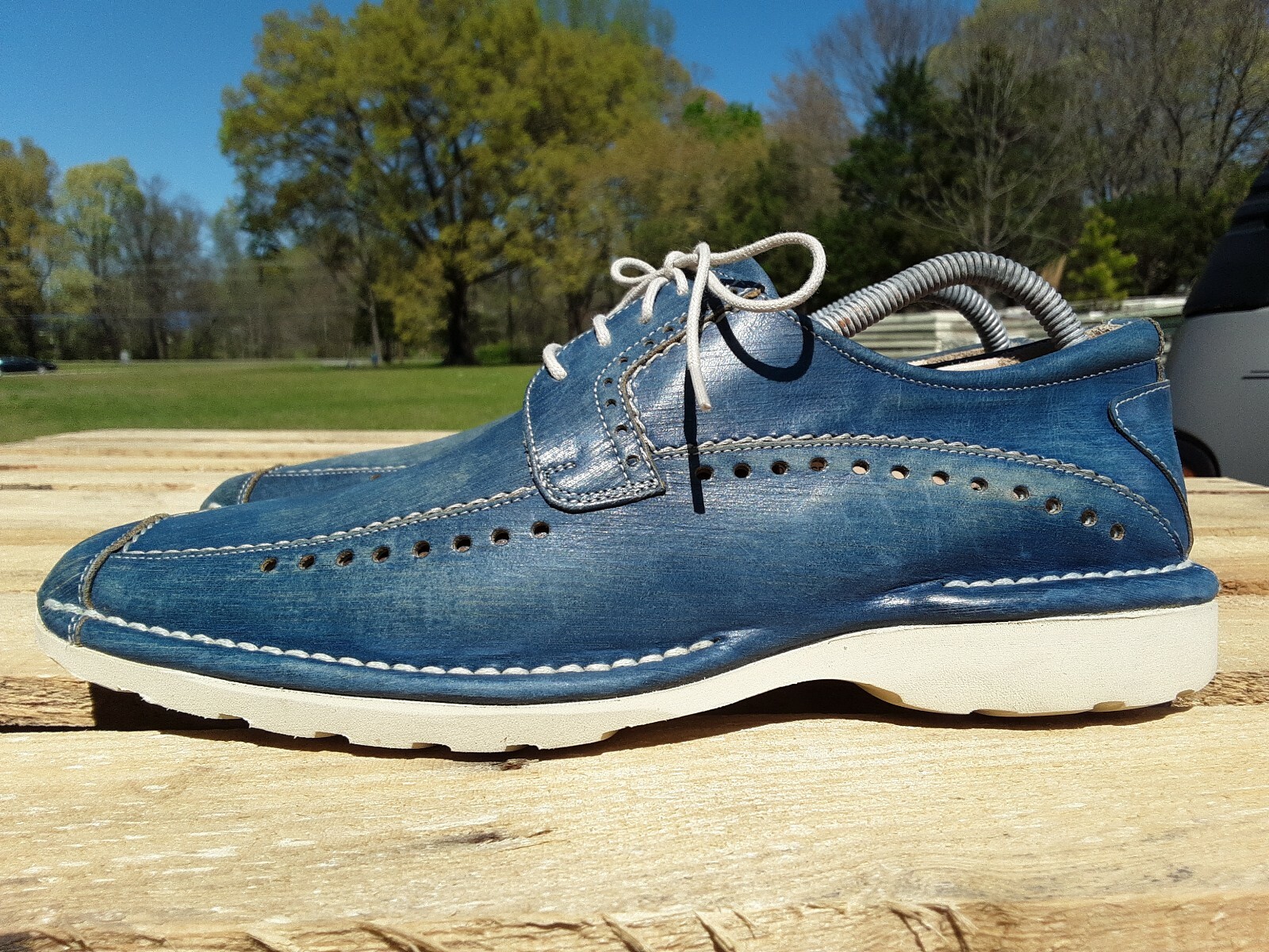 clarks pitney limit blue