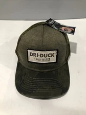 Dri Duck Pique Camo Snapback Hat Cap Duck Hunting Adjustable