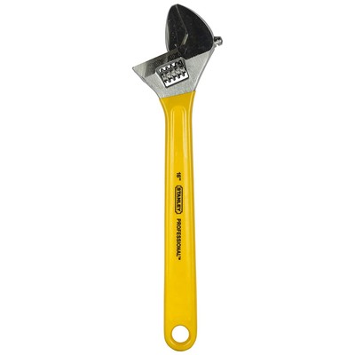Stanley 87-796-23 Soft Grip HD Adjustable Spanner Open-End Movable Jaw 18''/450mm