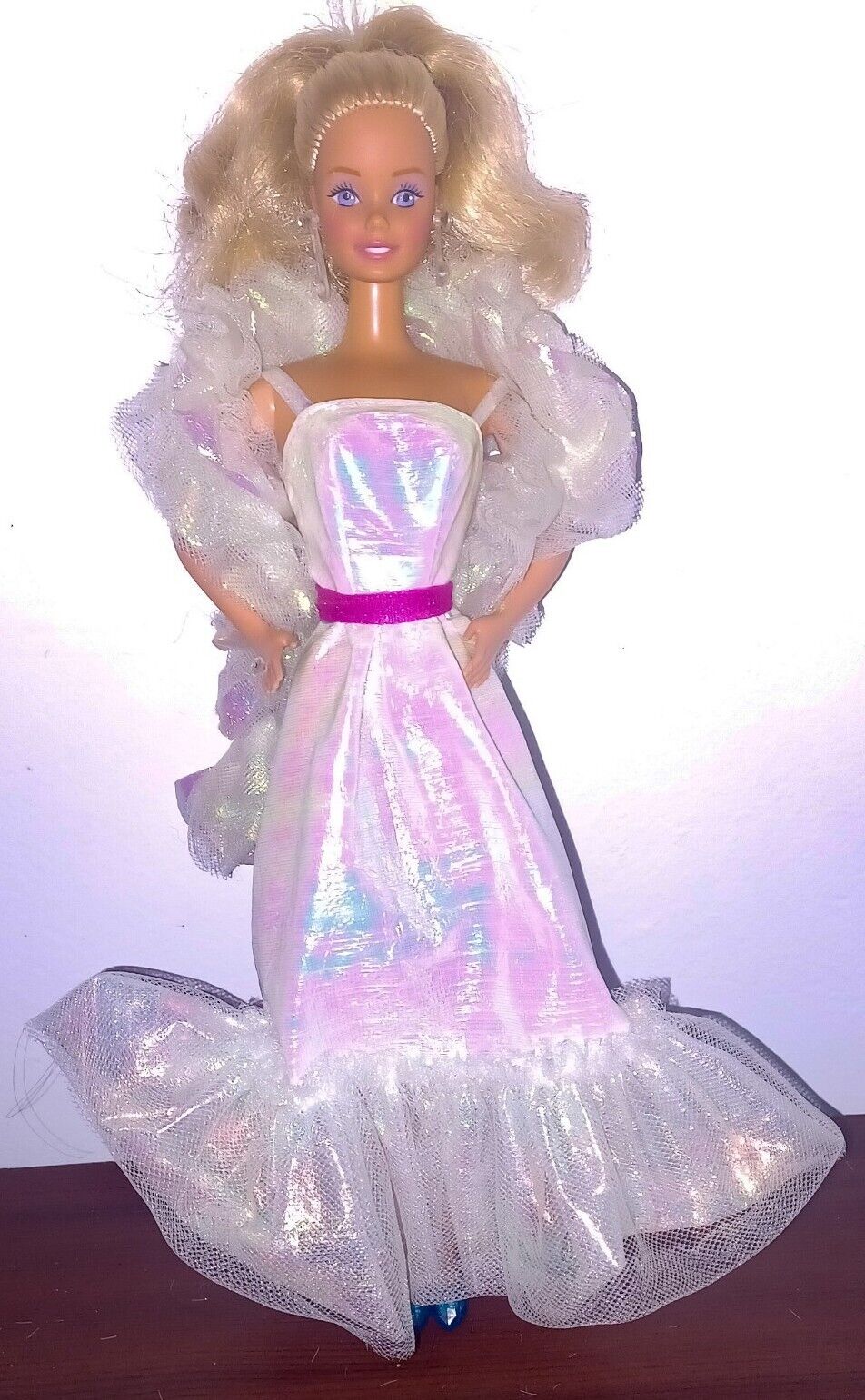 Barbie 1983 Crystal Doll In Original Mattel Vintage 80s Fashion Dress Boa 4598. 