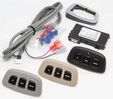 Gentex Homelink v5 Wireless Garage Door Opener Module 3 Bezels - Black Gray Tan