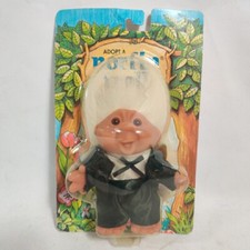 Vintage 1980s Dam Troll Groom Wedding Father Grandpa Doll HTF Old Man Norfin