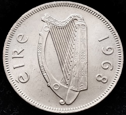 Ireland 1968 | Irish 2s | Irish Florin | Salmon | UNC - Picture 6 of 8