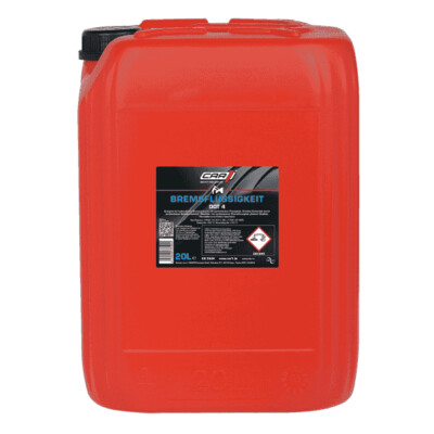CAR 1 Bremsflüssigkeit DOT 4 20 Liter FMVSS 116 DOT 4, SAE J 1703 F, ISO 4925