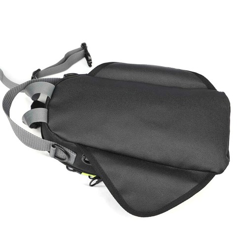 Black Motorcycle Oil Fuel Tank Bag Waterproof Shoulder Travel Riding Storage Bag - Bild 4 von 12
