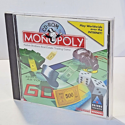 Monopoly PC Game CD-ROM Windows Hasbro Interactive 1997