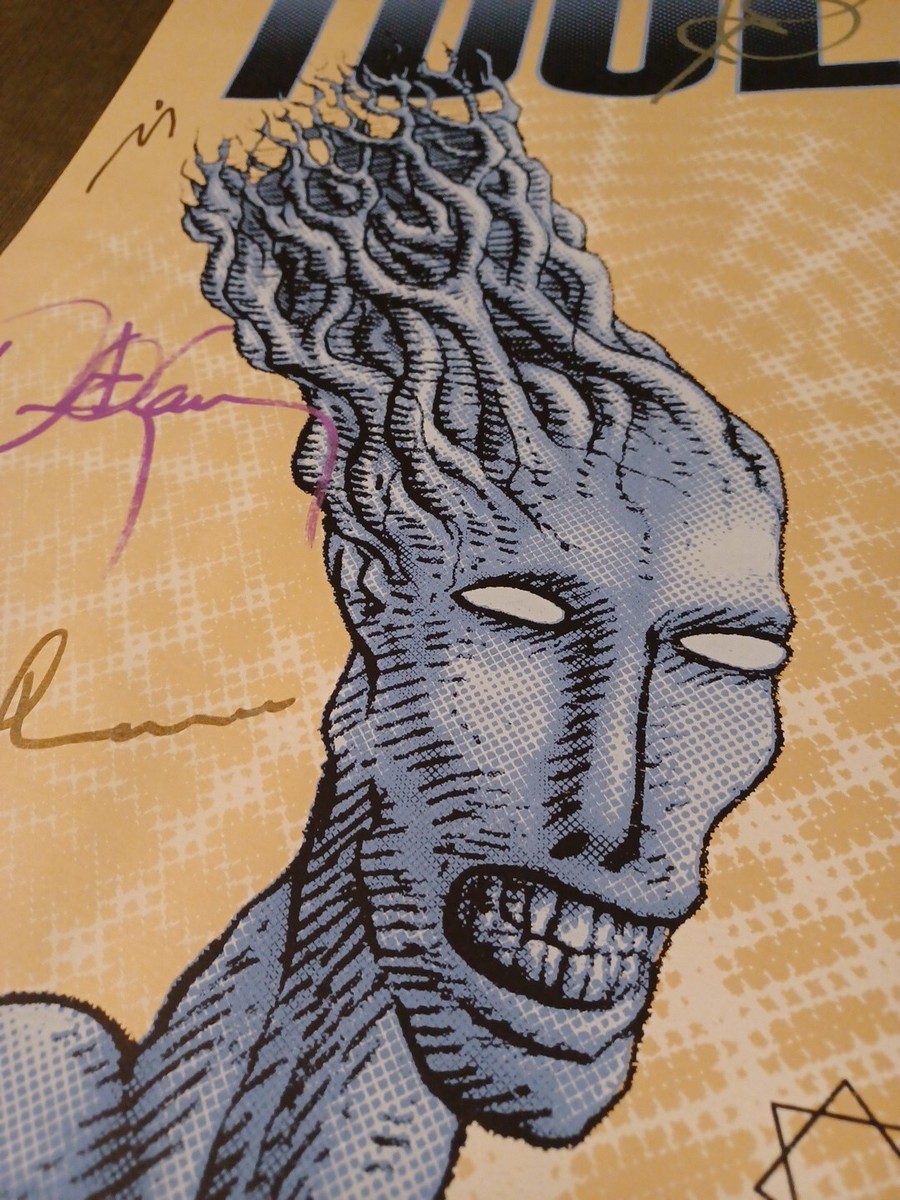 Tool Band Signed Tour Poster Bill Graham San Francisco CA 2010