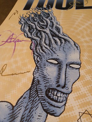 Tool Band Signed Tour Poster Bill Graham San Francisco CA 2010