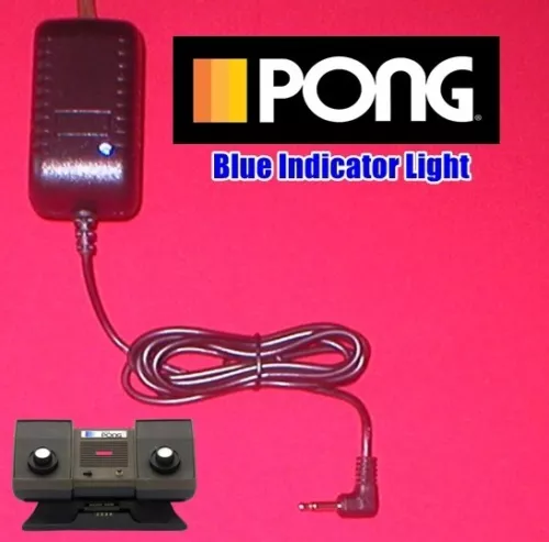 Fuente de alimentación adaptador de CA de 5,5 V con luz LED para Atari Super Pong modelo # C-140 NUEVO