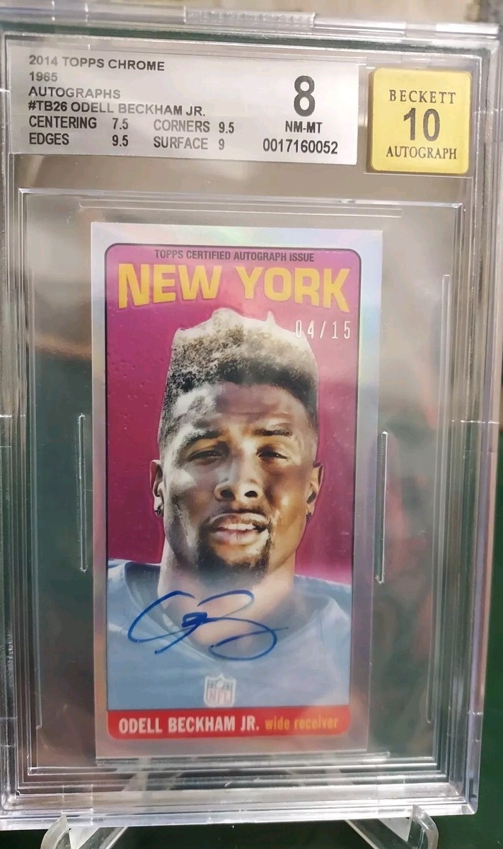 2014 Topps Chrome Odell Beckham Jr. New York Giants SSP Rookie