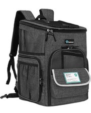 PetAmi Pet Carrier Backpack Airline Approved Small Dog Cat Travel Charcoal