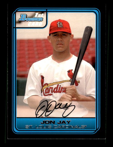 2006 Baseball Bowman 1st Card Jon Jay St. Louis Cardinals #DP10 Blue RC