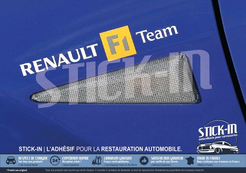2 Pegatinas Adhesivos Renault F1 Team Megane 2 Rs R25 R26 Guardabarros Lateral - Imagen 3 de 5