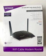 NETGEAR AC1200 Model No.C6220 WiFi Cable Modem Router