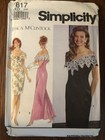 VINTAGE SIMPLICITY MISSES LINED DRESS PATTERN 7817 SIZE 4-8 — photo 2