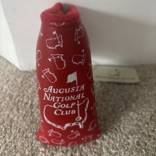 ANGC Augusta National Golf Club Members Only Magnetic Blade Putter Cover NWT RED