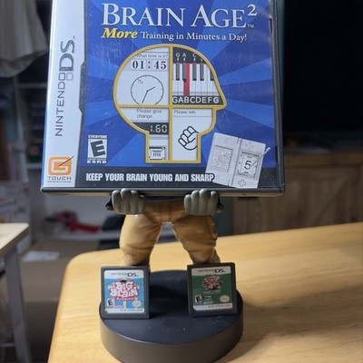 Brain Age 2 Game/Case, Big Brain & Are You Smarter Than A 5th Grader - Game Only