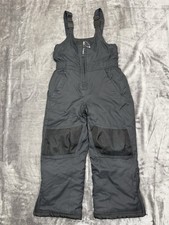 LL Bean Youth/Boys Size 5-6Ski/Snowboard Bibs Black 