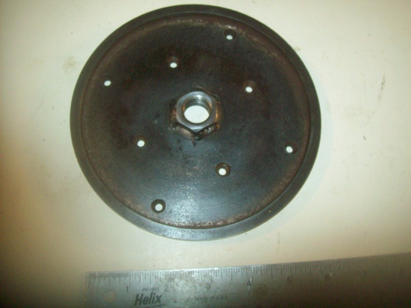 6 3/4" Steel Face Plate 3/4" X 16 TPI  12" Sears Craftsman Wood Lathe 113.228160