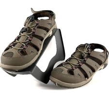 Eddie Bauer Womens Leather Sandals Hiking Walking Sport Blakely Brown Tan Pink 9