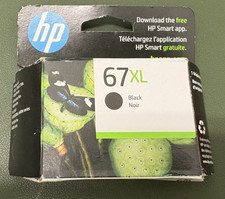 NEW SEALED Genuine HP 67XL Black High Yield Ink Printer Cartridge