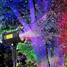 Firefly Garden Lights Star Projector Laser Christmas Lights with Colorful LED