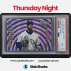 1997 SKYBOX METAL UNIVERSE #4 KEN GRIFFEY JR. MAGNETIC FIELD PSA 8