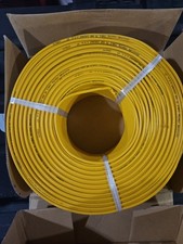 1000 ft Yellow Miniature Coaxial Cable Bulk Spool Box Coax Raw Wire NEW 24-8600