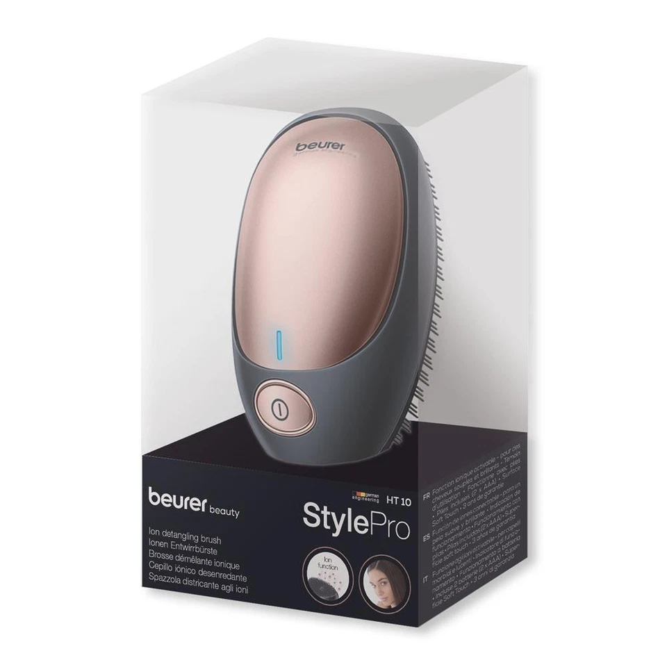 BEURER HT 10 Ionen Entwirrbürste weiche Kunststoffborsten Ionenfunktion - Bild 3 von 3