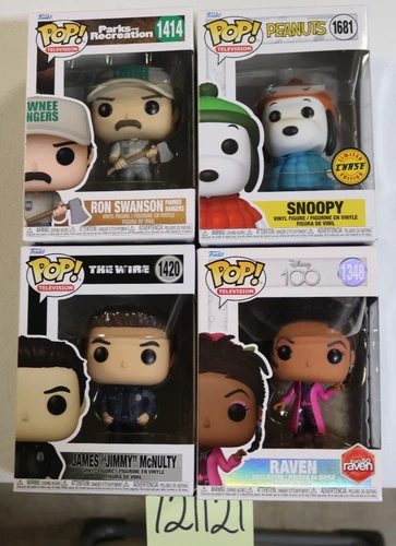 FUNKO POP LOT BARGAIN PIECE LOT OF 4 POP TELEVISION     (121121)