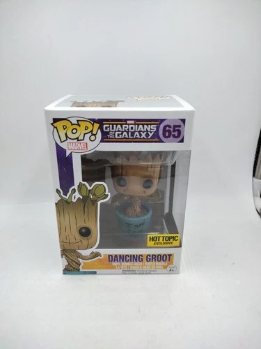Funko Pop! Vinyl: Marvel - Dancing I am Groot - Hot Topic (HT) (Exclusive) #65