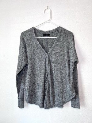 Abercrombie & Fitch Grey V-Neck Cardigan Sweater . Size S. Button Down Jacket