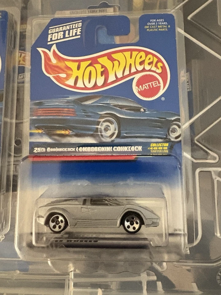 Lamborghini Countach 1997 Hot Wheels #510 primeras ediciones 12/12 25 aniversario Foto 3 de 4