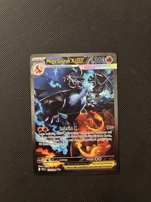Mega Glurak X EX 125 PFL Fatale Flammen SIR charizard